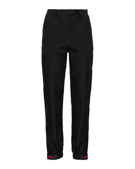 prada active nylon trousers|PRADA .